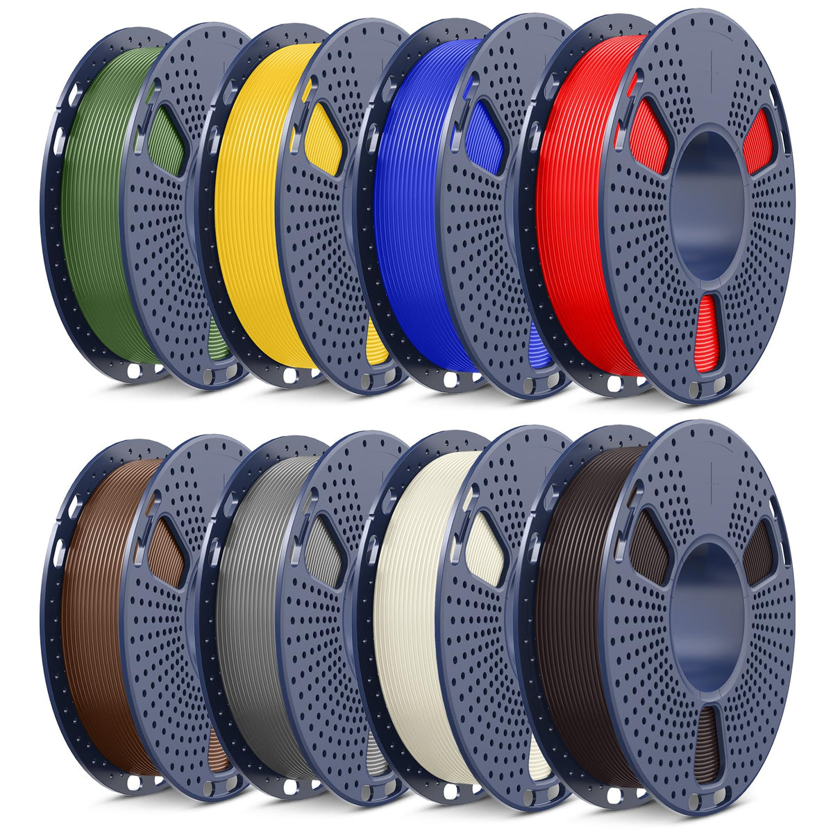 SUNLU PLA filament Roasted Chestnut Black spool for bold prints