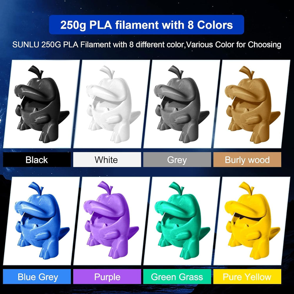 SUNLU PLA filament Vivid Yellow spool for standout highlights