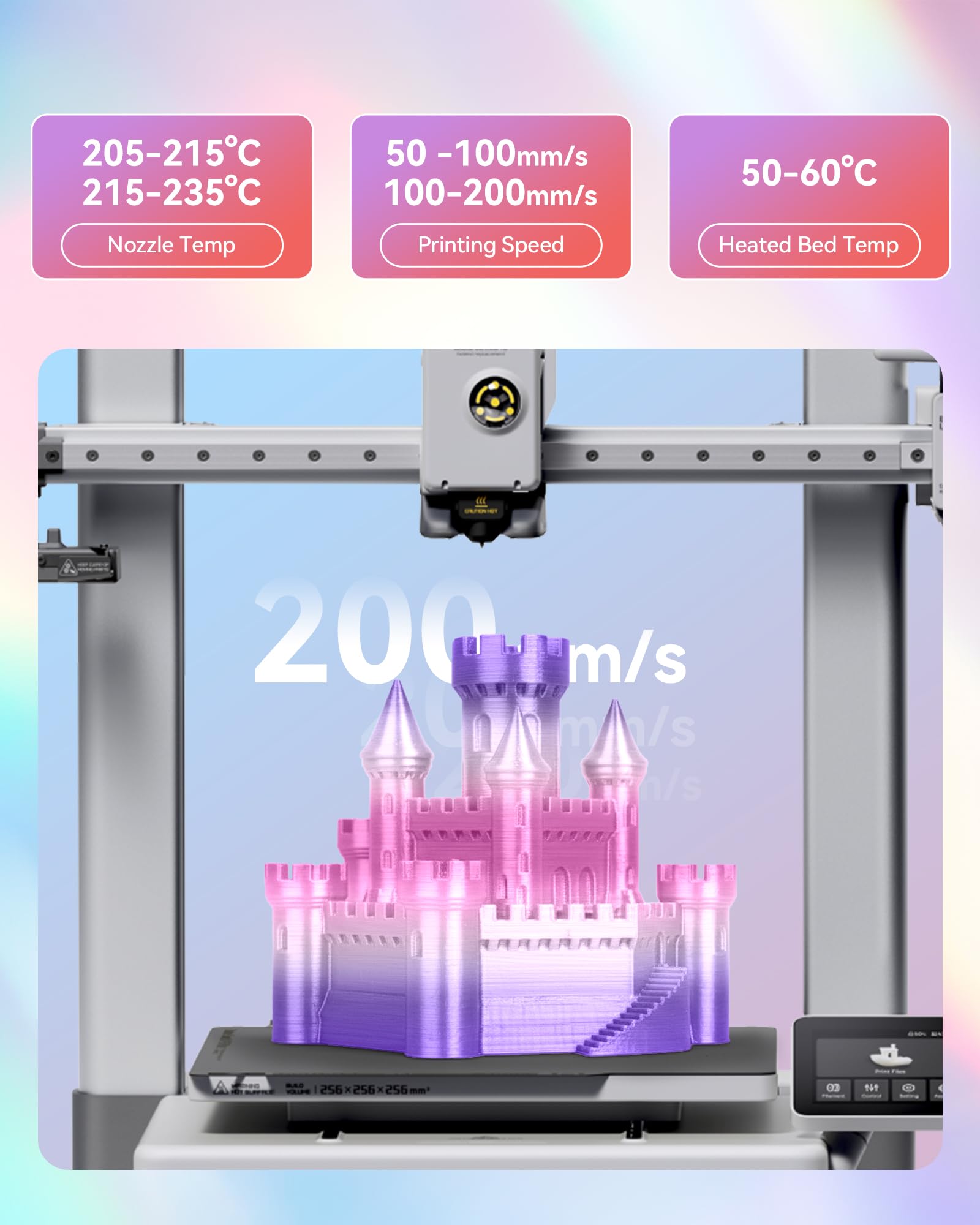 SUNLU vacuum-packed Silk Rainbow filament with desiccant protects against humidity.