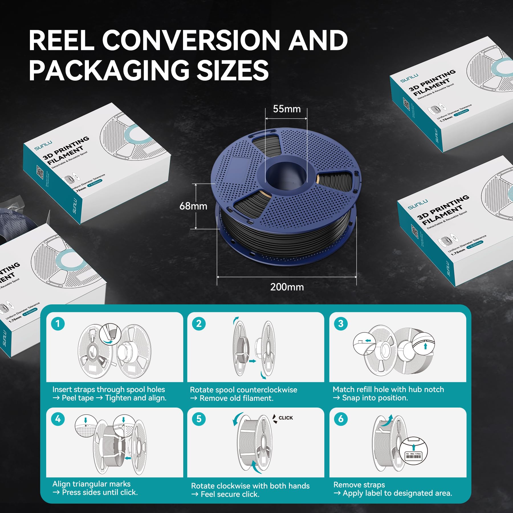 SUNLU TPU matches most 1.75mm FDM printers for broad compatibility.