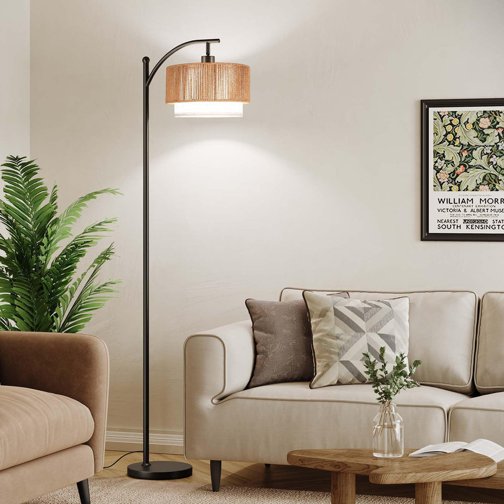 SUNMORY lamp head rotates 270° for versatile lighting directions.