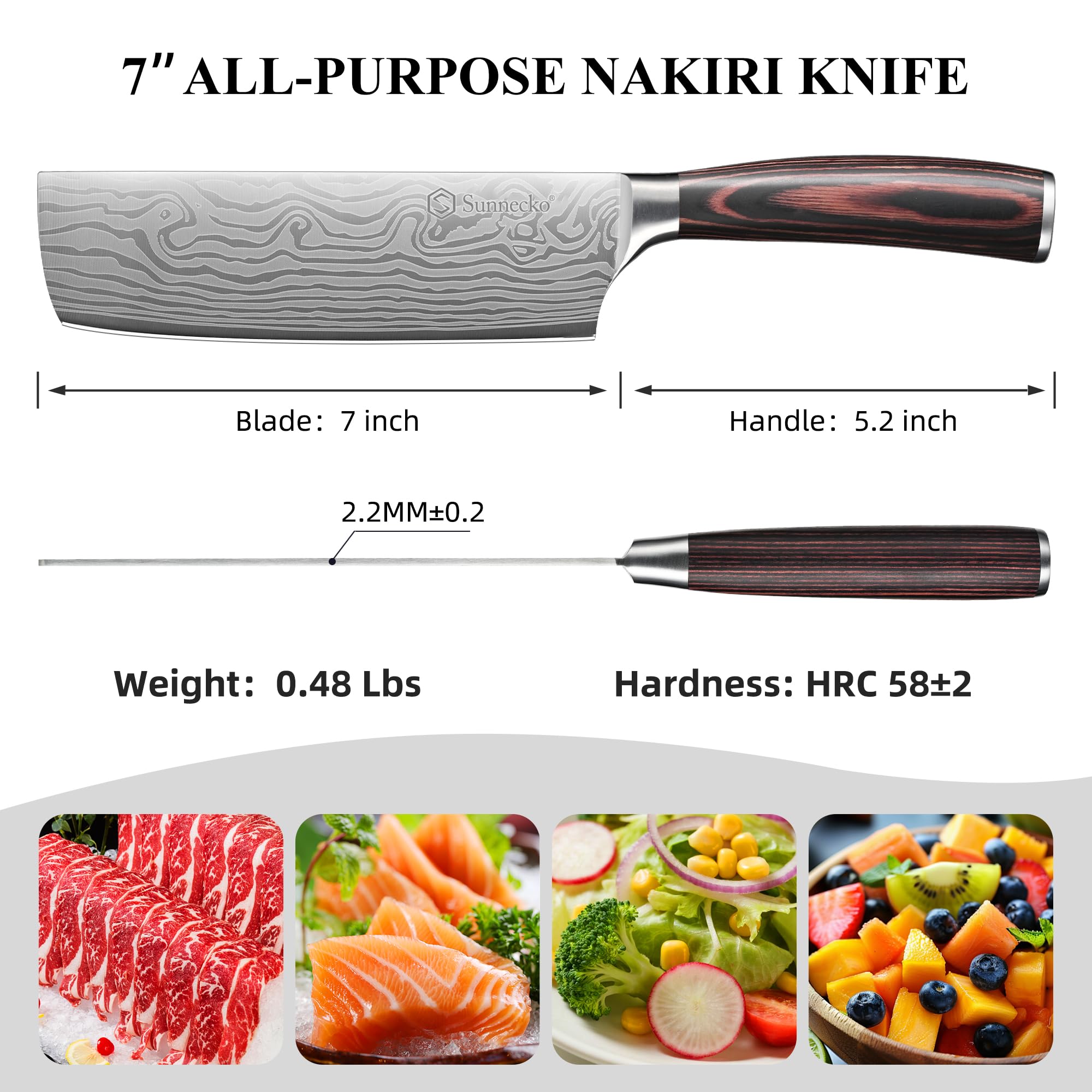 Sunnecko Nakiri gift box packaging for gifting