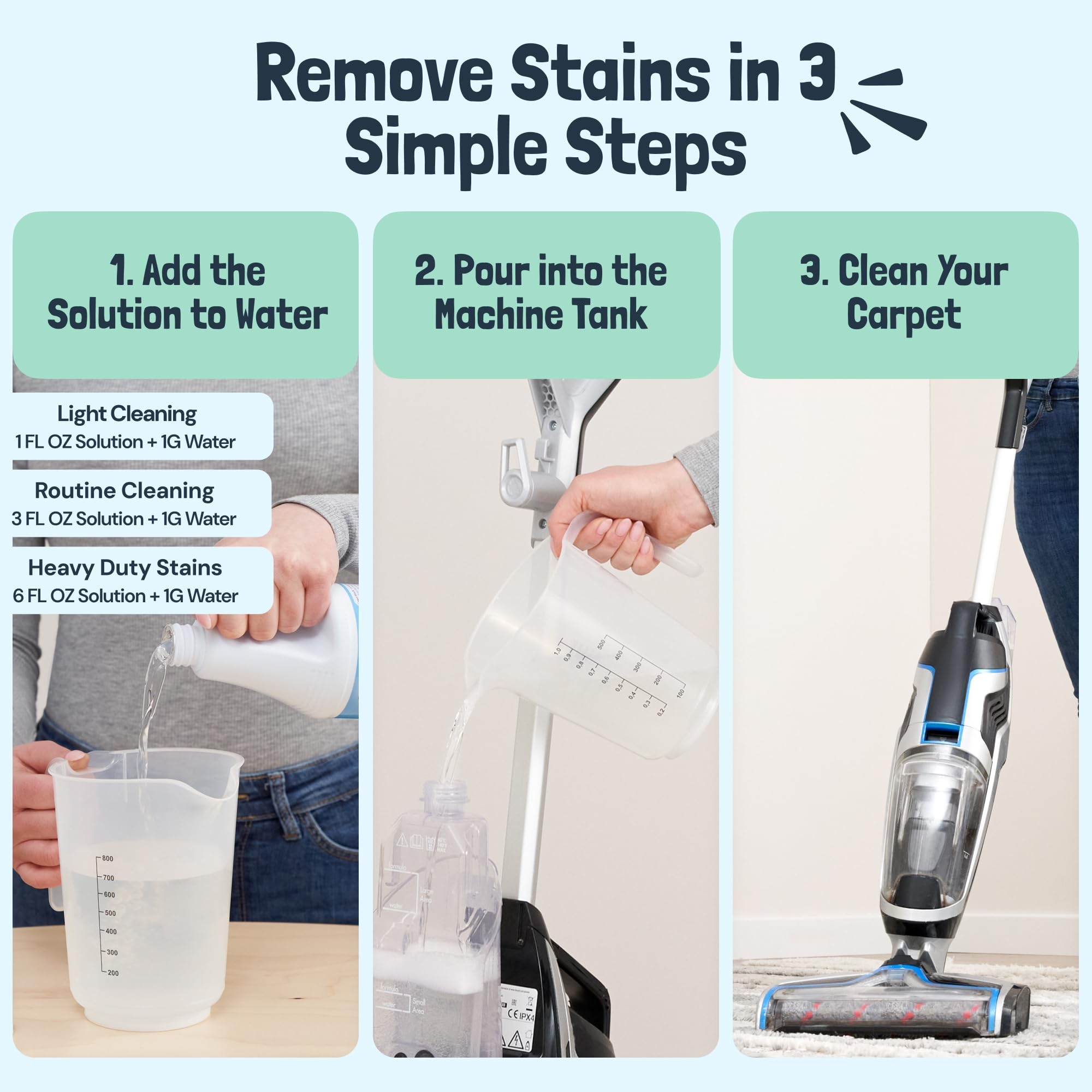 Sunny & Honey compatible with major cleaners for versatile use