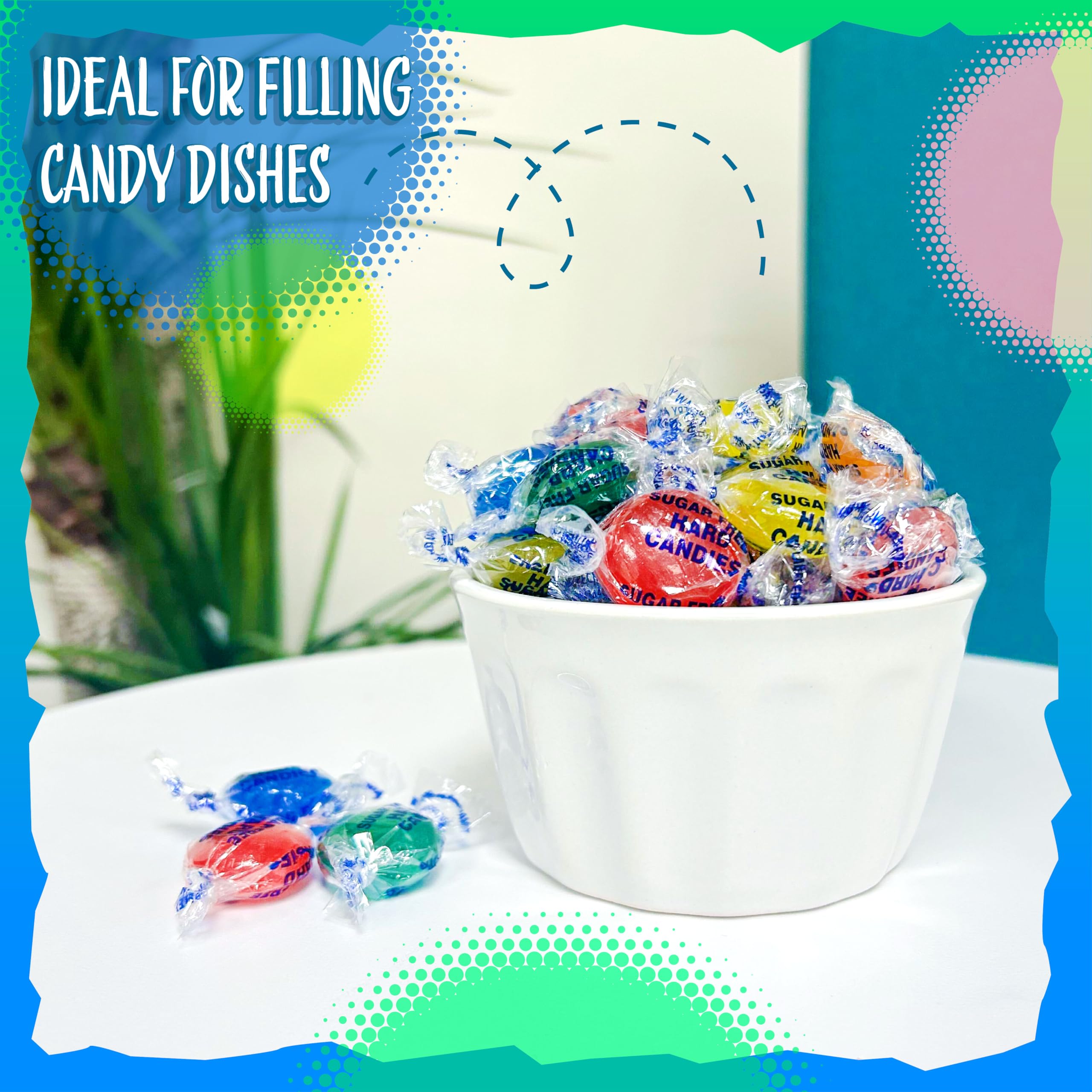 Sunny Island berry-flavored hard candy adds colorful flavor to any moment.