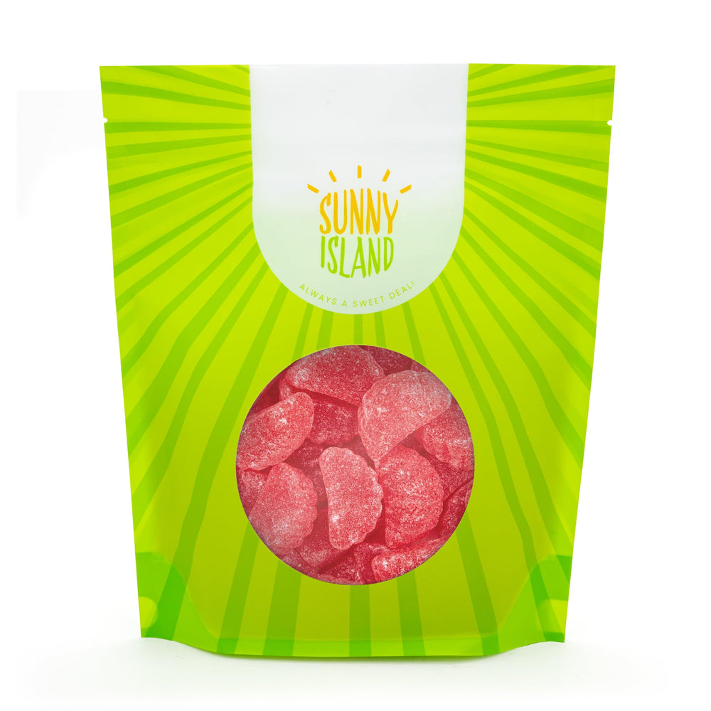 Sunny Island Cherry Slices Jelly Candy for holiday tables and red theme treats.
