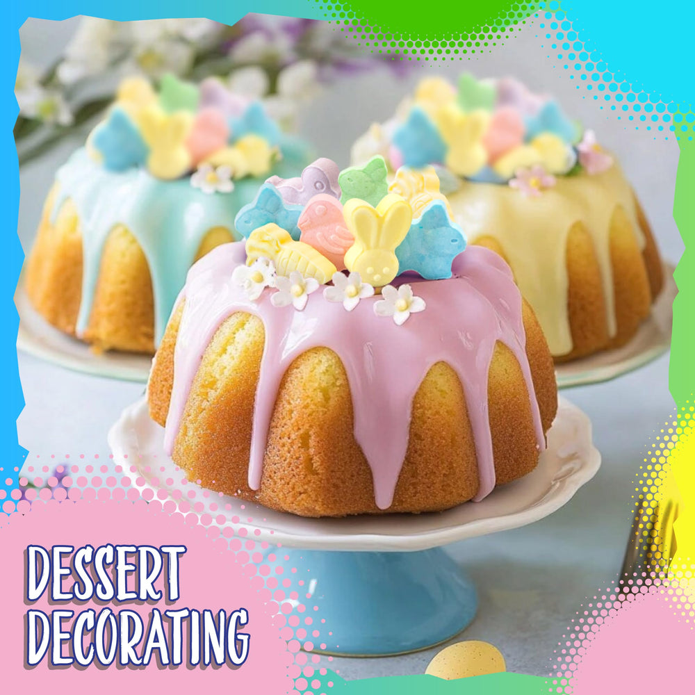 Sunny Island Easter bunnies candy brings pastel charm to desserts.