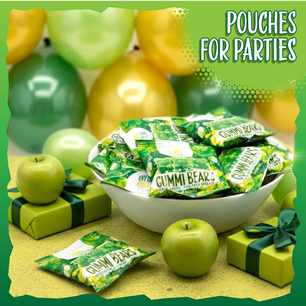 Sunny Island gelatin-free green apple gummies for dietary preferences