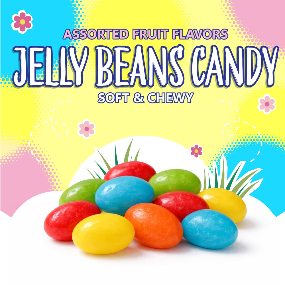 Sunny Island Jelly Beans goodie bags offer lively treats for gifts and favors.