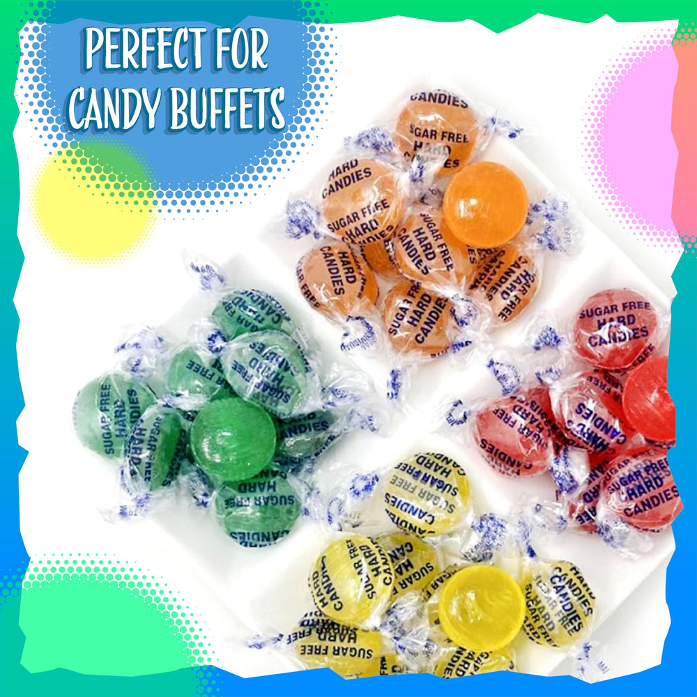 Sunny Island office candy bowl ready with colorful pieces.