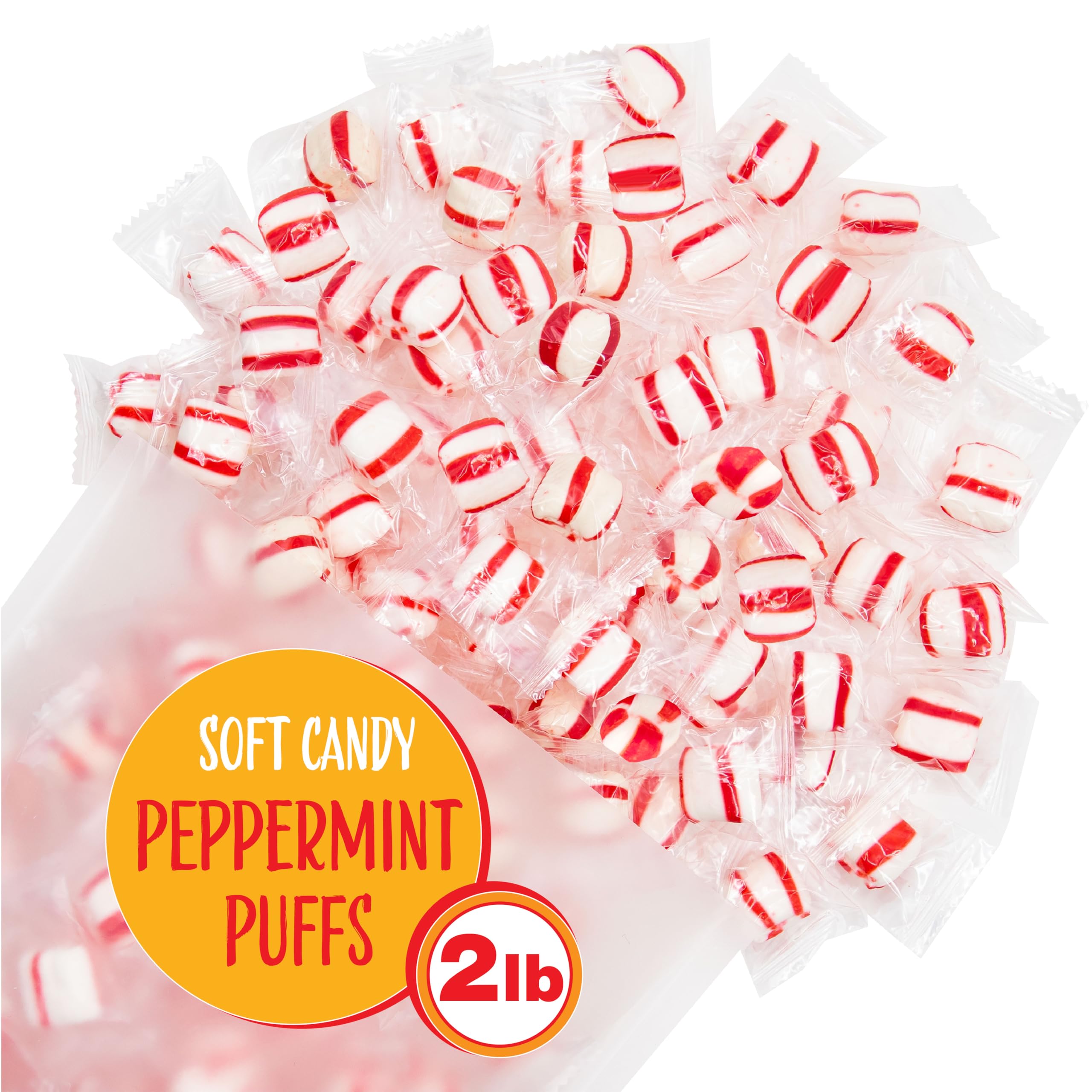 Individually wrapped Sunny Island Peppermint Puffs ideal for gifting and sharing