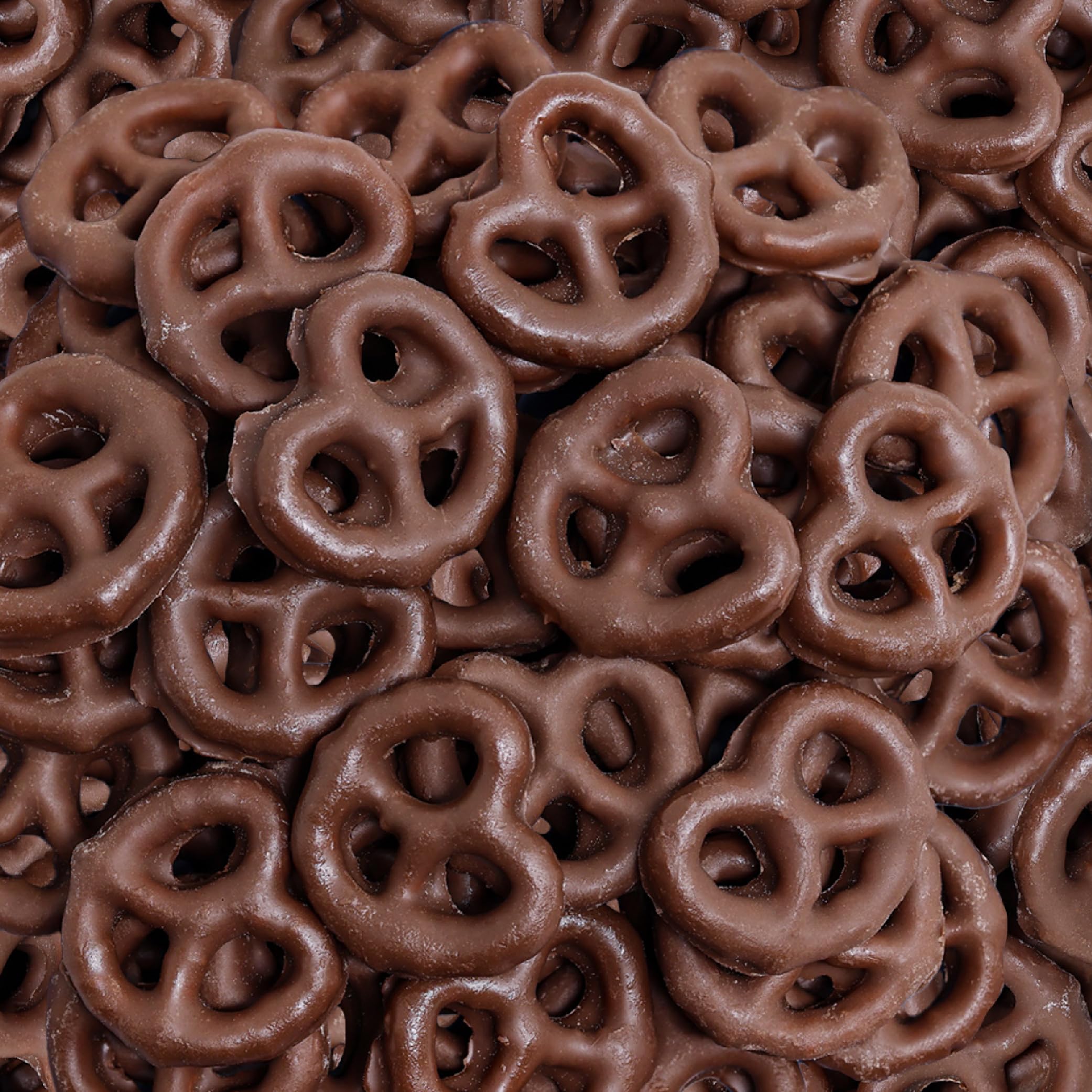 Sunny Island pretzels dessert topping close-up; adds crunch to cakes and ice cream.