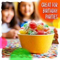 Sunny Island Sour Balls cherry piece delivers bright flavor at parties