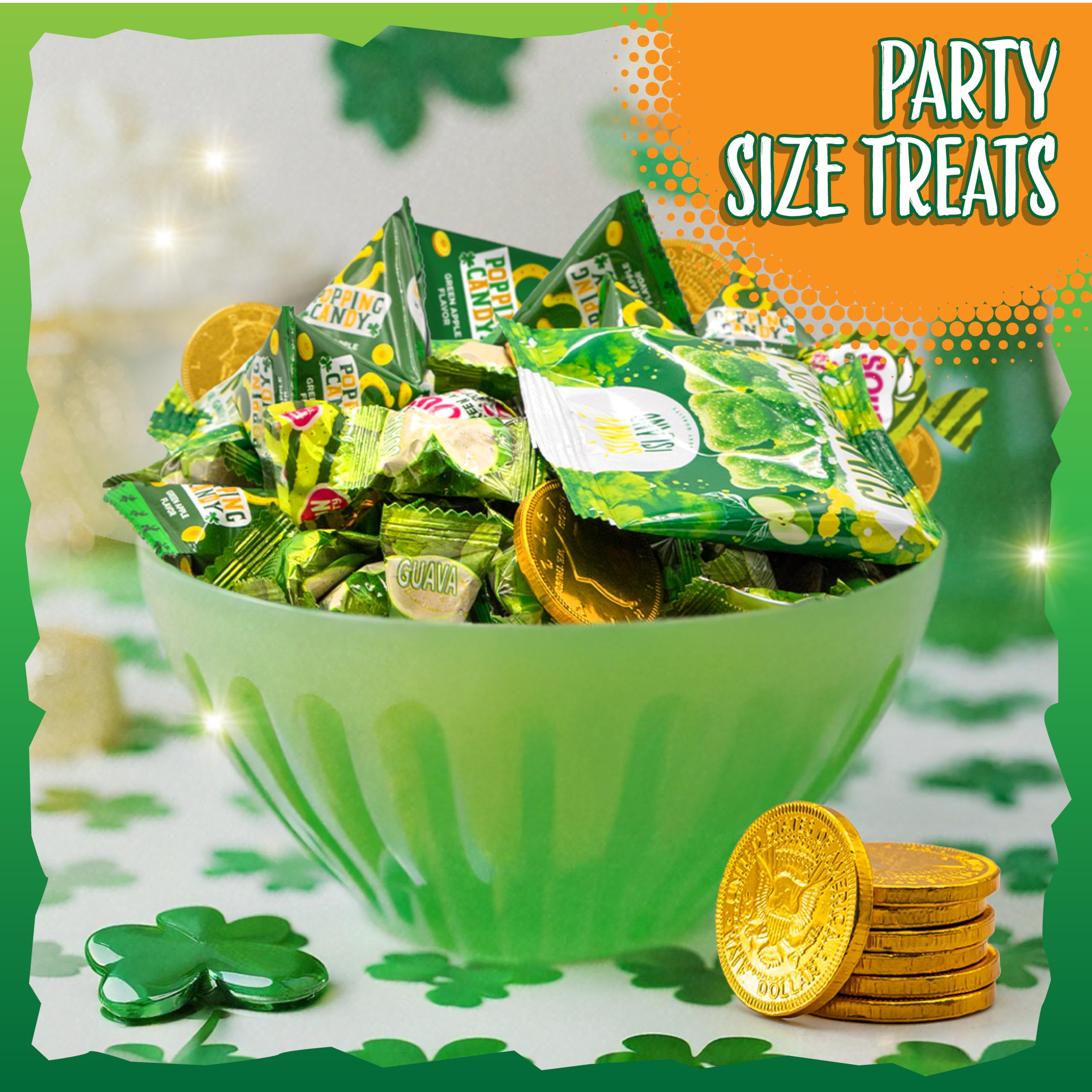 Sunny Island sour green apple lollipops offer playful zing for treat bowls