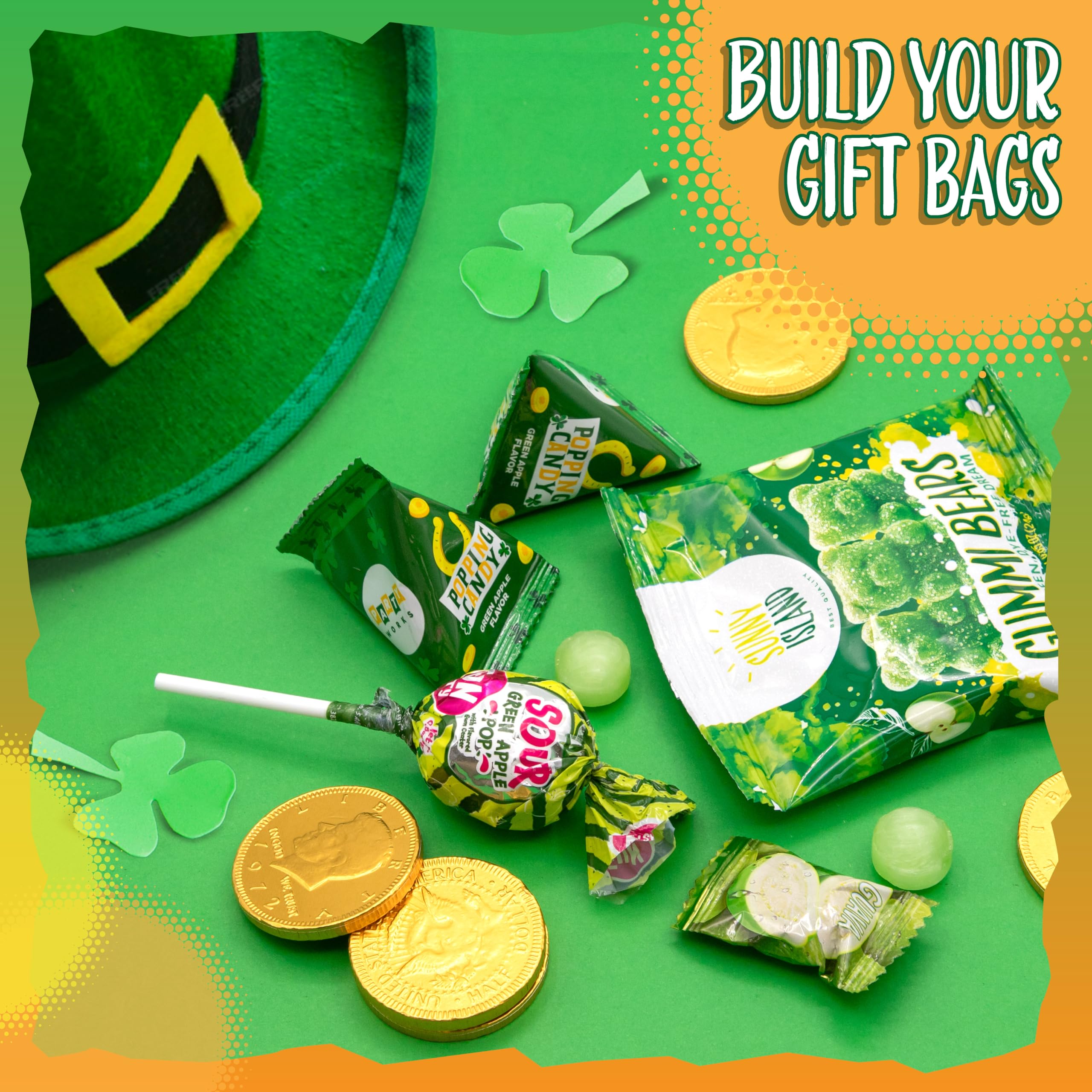 Sunny Island sour green apple popping rocks crackle with fun for celebrations