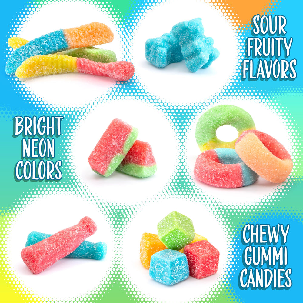 Sunny Island gummy bottles deliver bite-sized flavor for candy bowls.