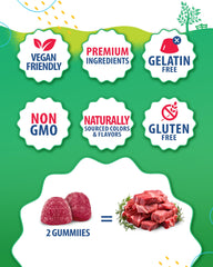 Sunny Sam non-GMO and gluten-free gummy ingredients for kids.