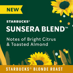 Sunsera Blend citrus-almond notes enhance hot or iced coffee.