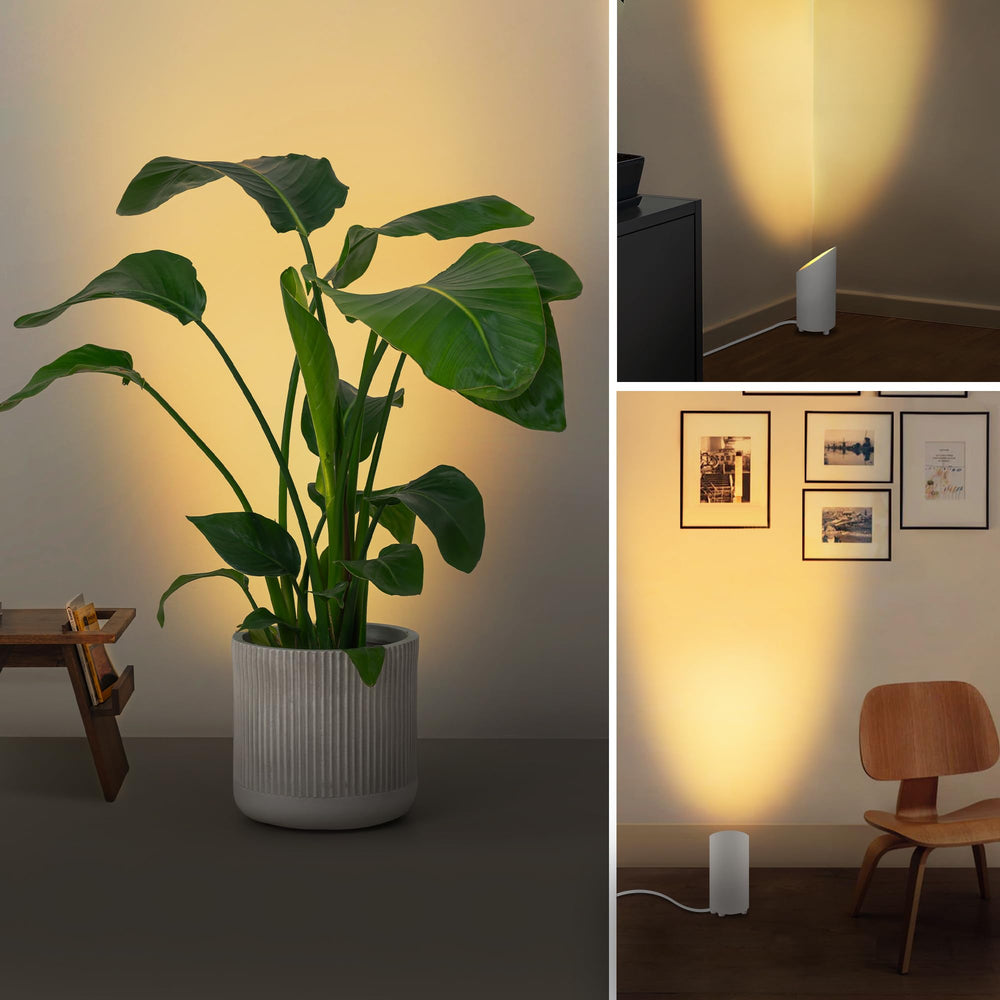 SUNVIE durable white metal construction adds modern style