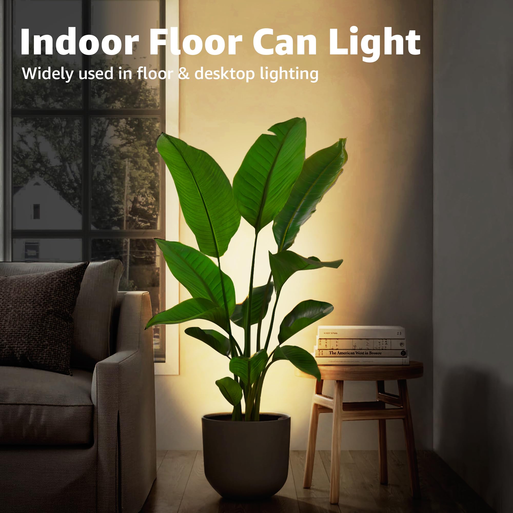 SUNVIE uplight featuring UL-listed foot switch for easy control