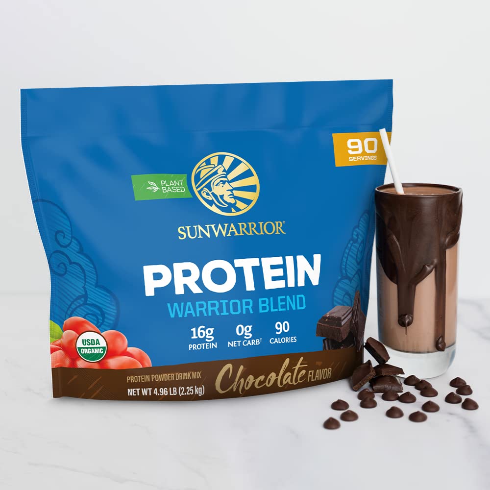 Sunwarrior shaker-ready protein mix for convenient workouts