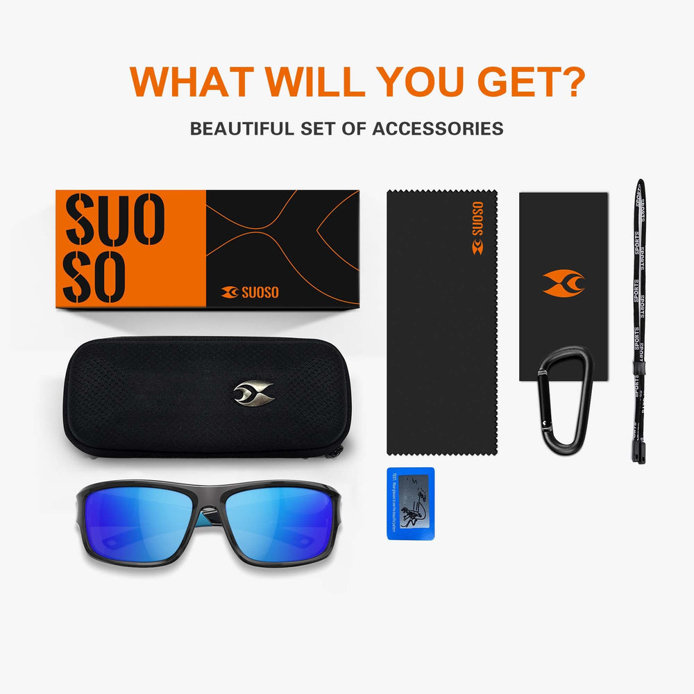 Suoso lenses with oleophobic coating resist smudges and water.