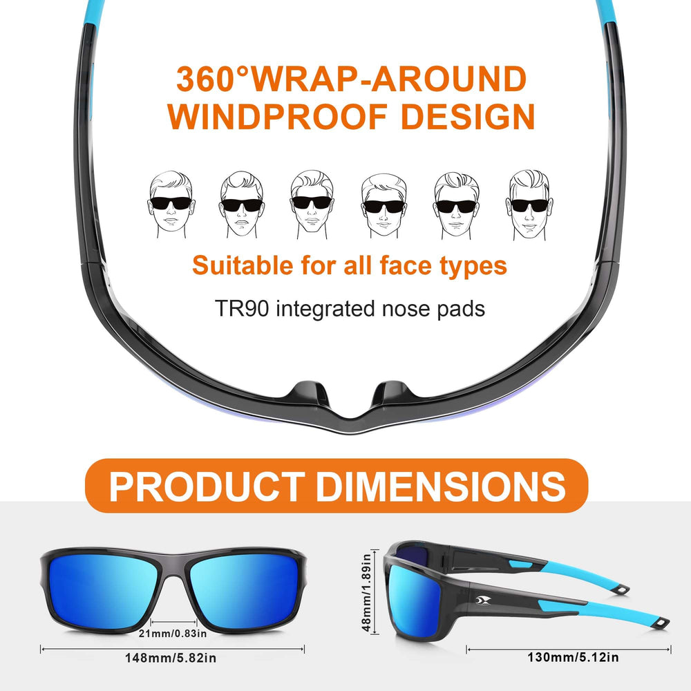 Suoso TR90 frame highlights lightweight, durable construction.