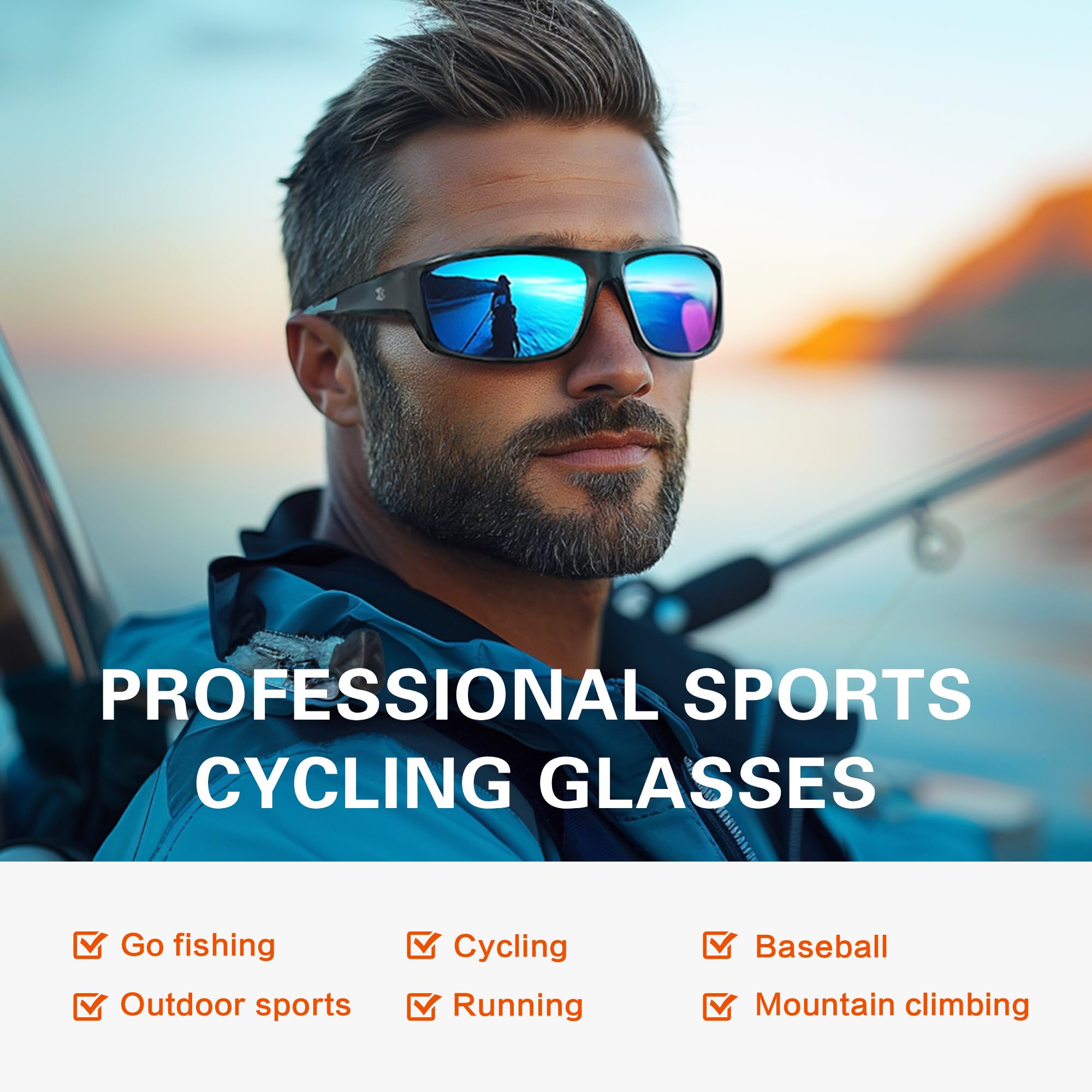 Suoso sunglasses ideal for outdoor sports, driving, and daily use.