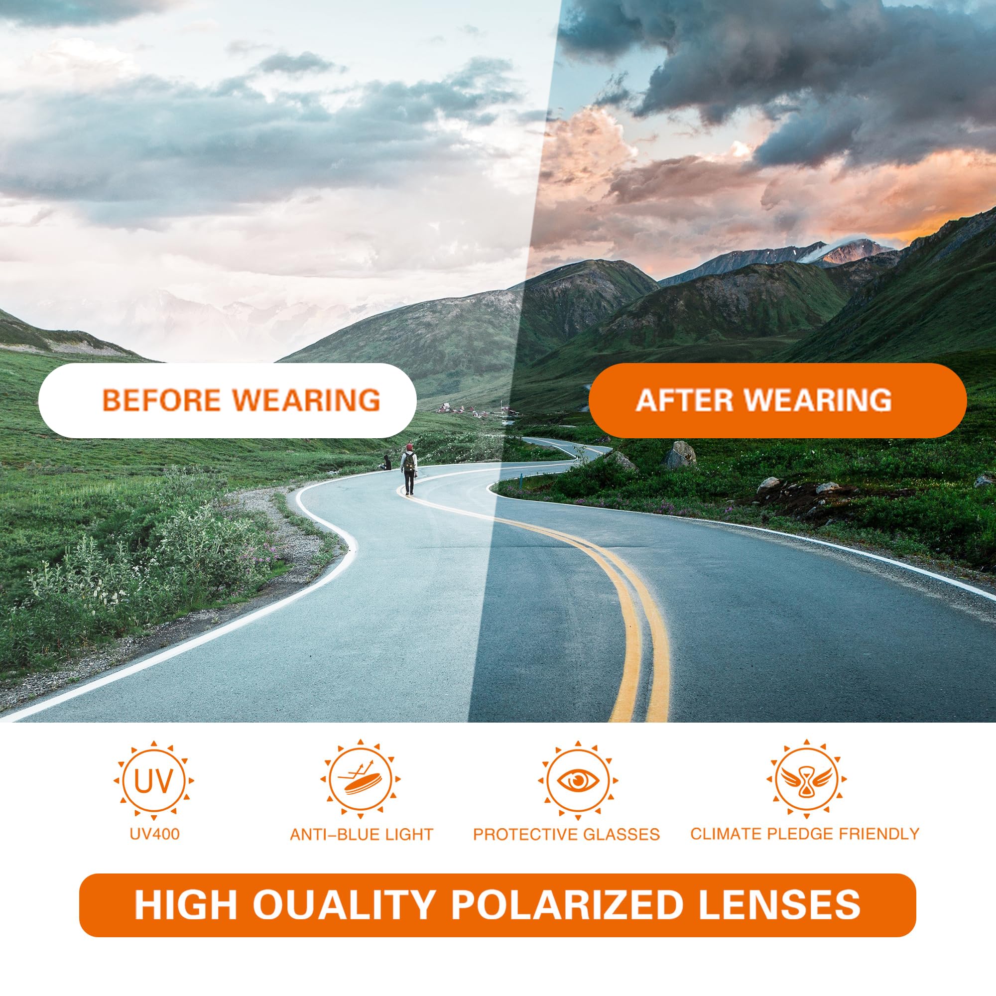 Suoso wraparound design in action for secure outdoor wear.