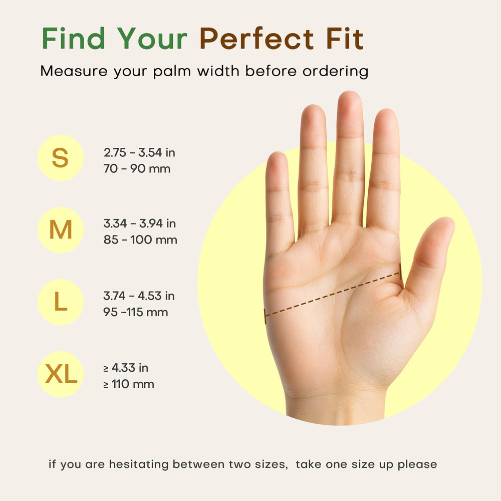 SUP latex-free nitrile gloves reduce irritation during wear
