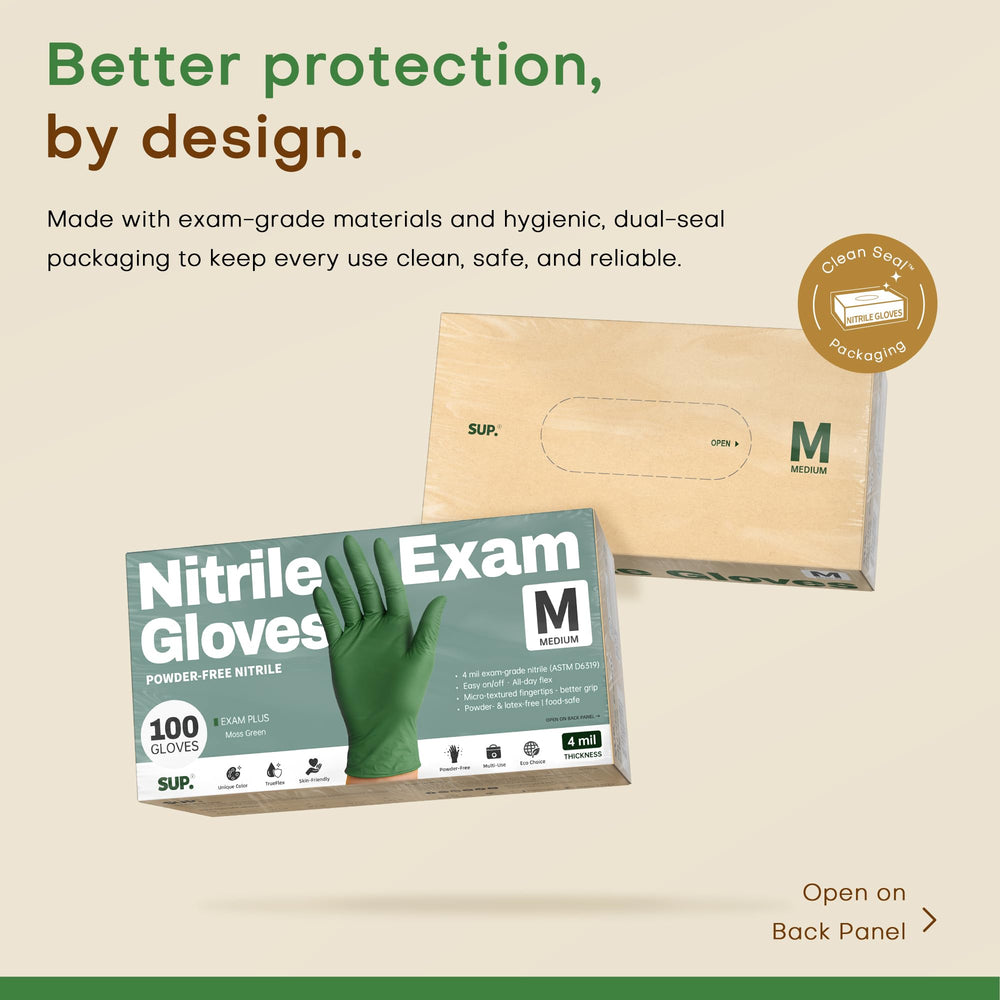 SUP nitrile gloves touchscreen compatible for easy device use