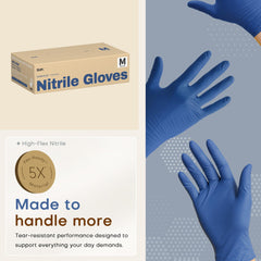 Ambidextrous 100-count pack from SUP for versatile tasks.