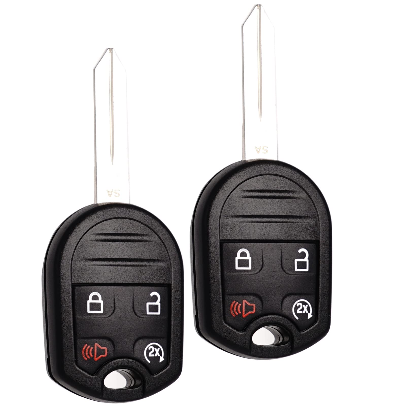 SUPALAND key fob remote for Ford F-150 with pre-installed battery for immediate use.