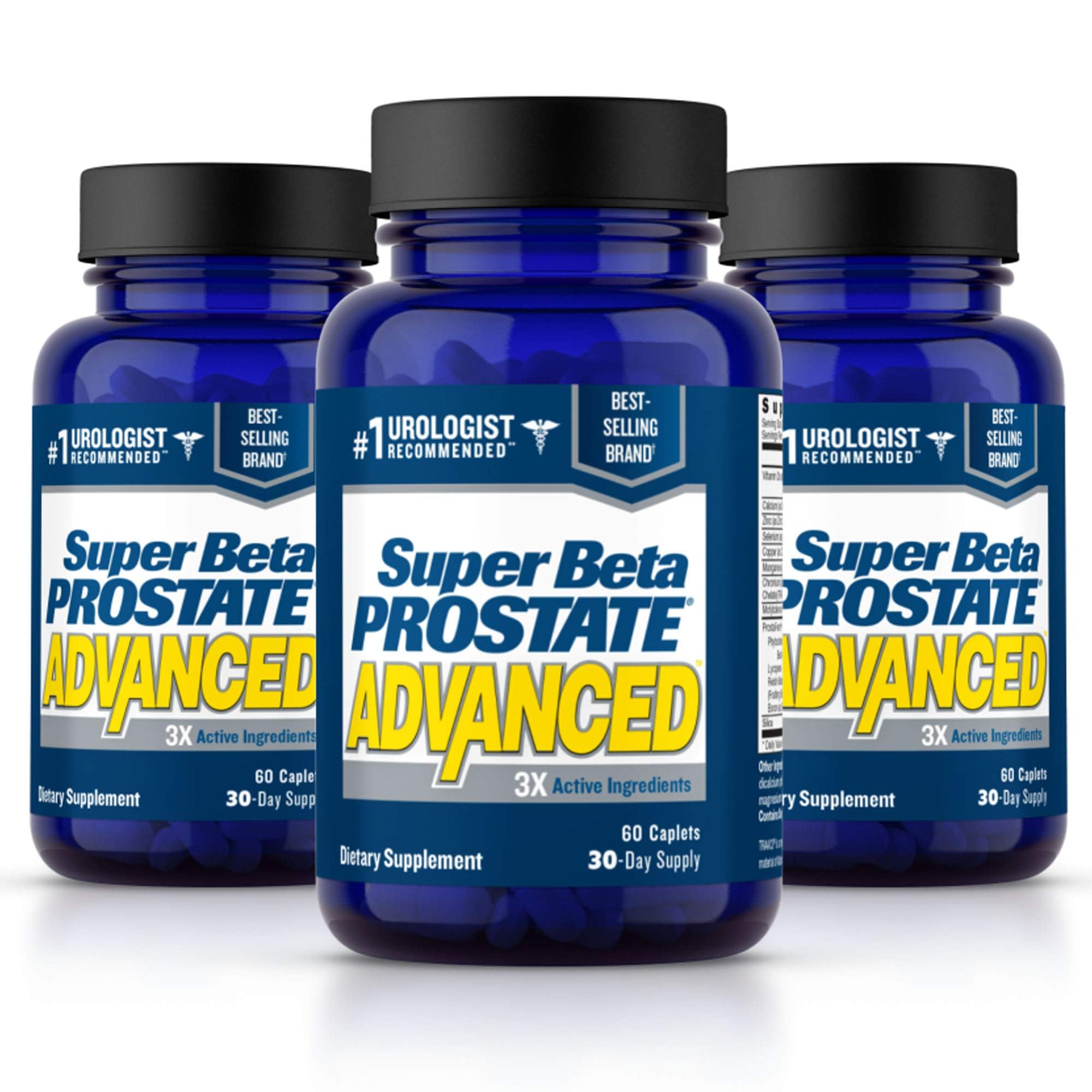 SUPER BETA PROSTATE Advanced bottle front visual for daily urinary support