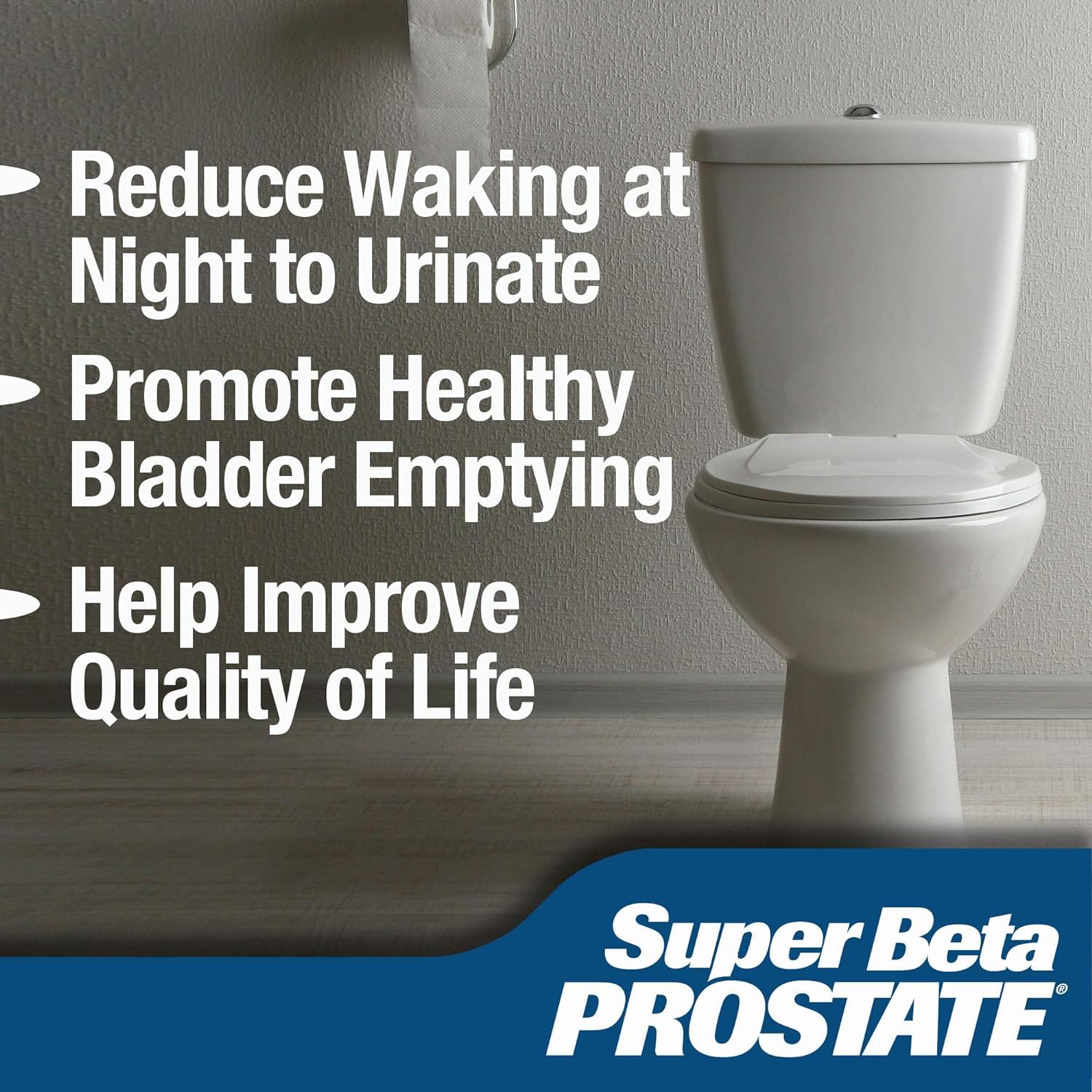 Super Beta Prostate capsules closeup ready to support bladder comfort.