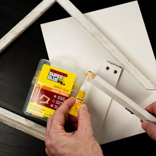 Super Glue Gel creates strong metal joins for small hardware tasks.