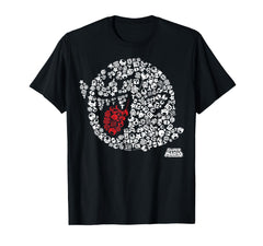 Super Mario Boo portrait graphic tee, vivid design for casual wear and gaming events
