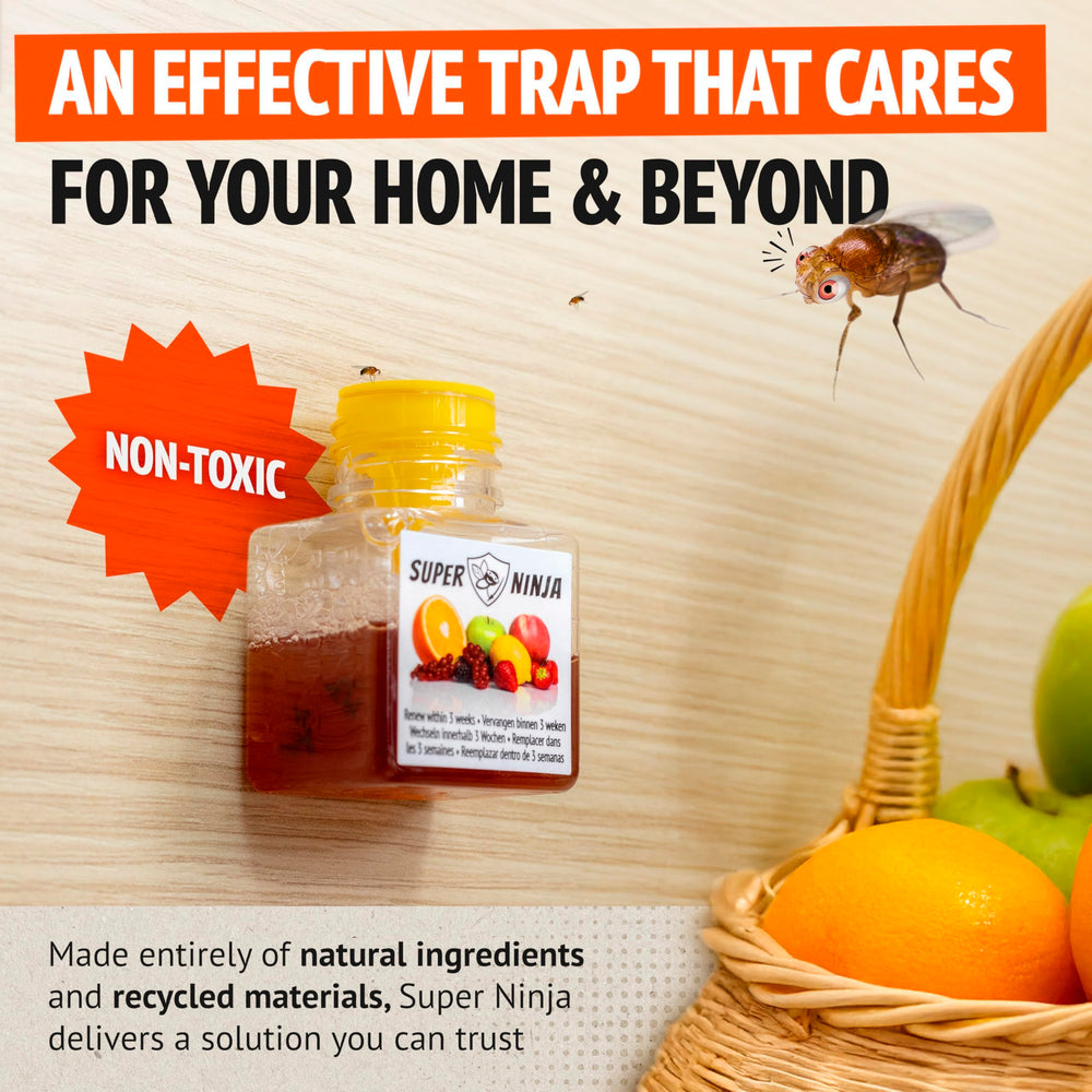 Ready-to-use Super Ninja trap placed in busy areas for ongoing control
