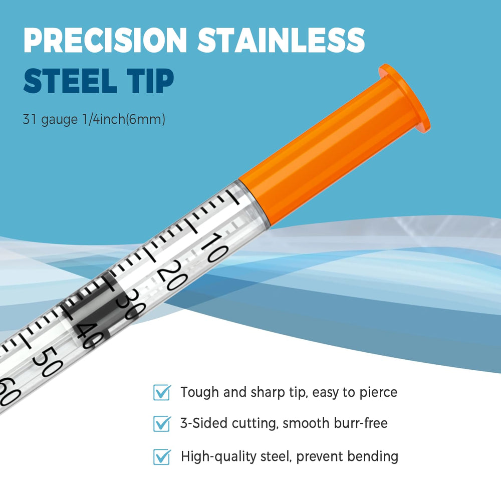 Super Repairman syringe with clear scale for easy dosing.