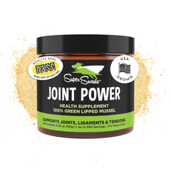 Super Snouts Joint Power bottle label for 5.29oz powder for pets