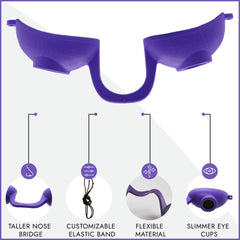 Super Sunnies Evo in-salon booth usage demonstrates protective eyewear for tanning sessions