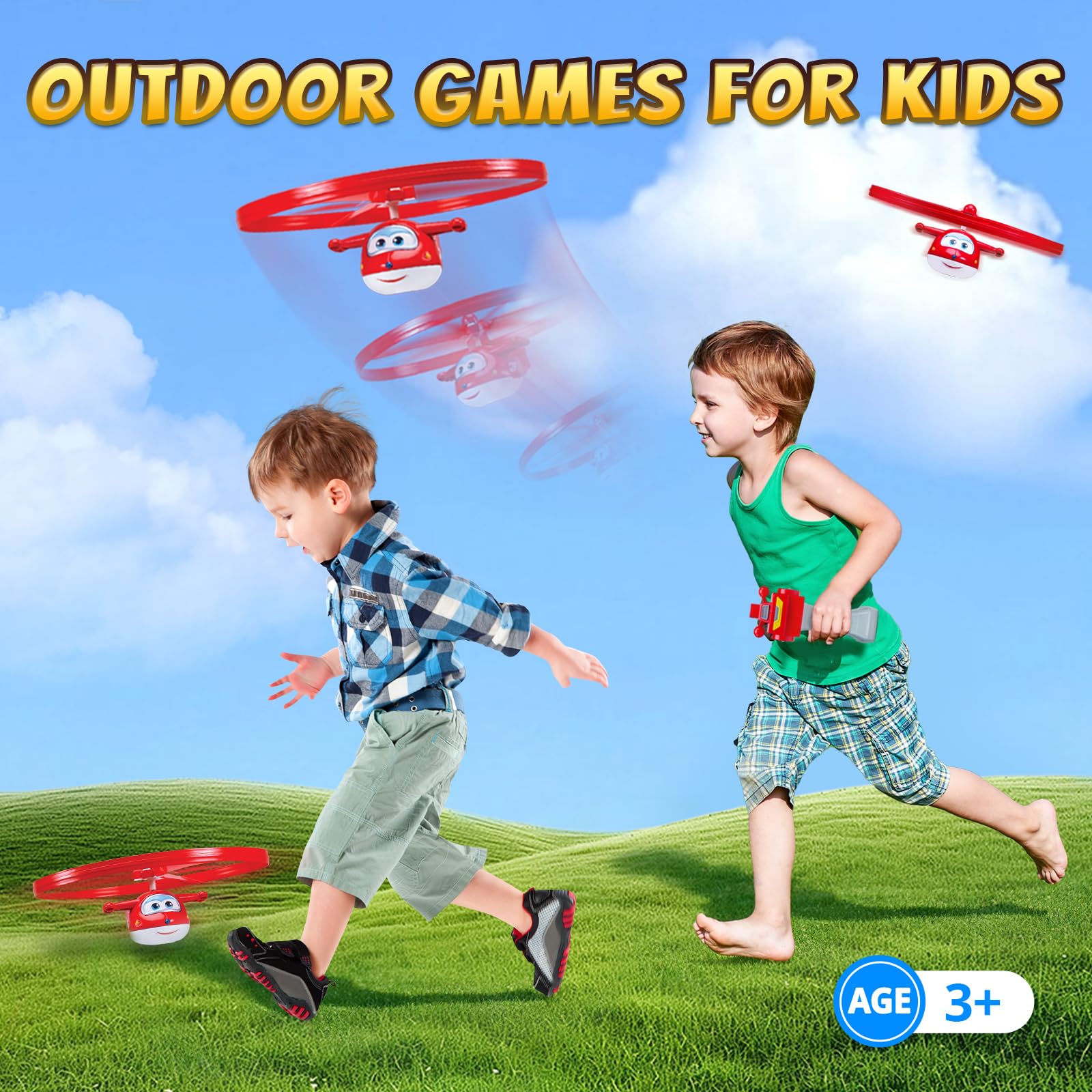 Flight up to twenty feet invites running for active outdoor improvement.