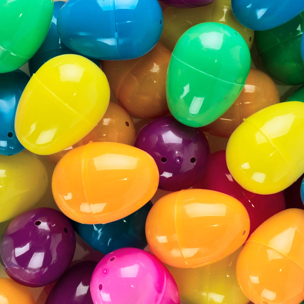 Purple color fillable Easter egg, craft-friendly and kid-friendly for DIY projects.