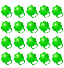 Super Z Outlet four-leaf clover LED ring glows bright for festive St. Patrick's Day fun