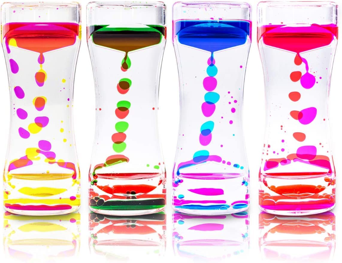 Super Z Outlet liquid motion bubbler displays color droplets for calm visual focus.