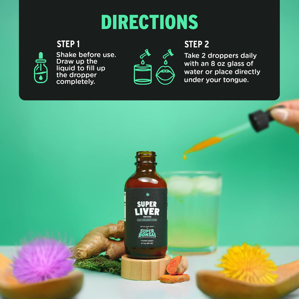 SuperBonsai Liquid Drops Dispense demonstrates convenient use in daily routine