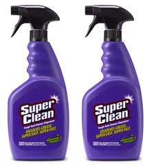SuperClean purple tough task cleaner bottle ready for heavy-duty degreasing