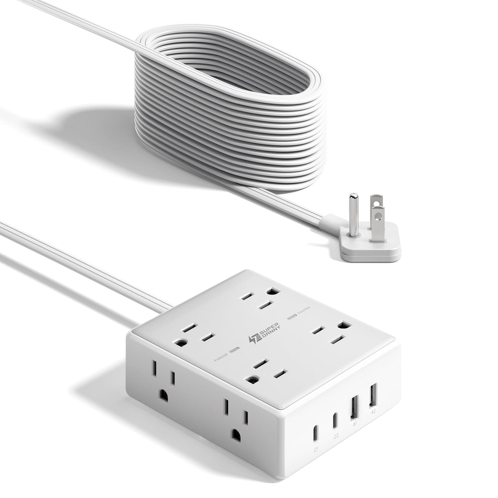 Superdanny fire-retardant casing adds safety for everyday charging.