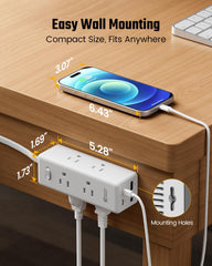 SUPERDANNY USB C and USB A ports offer quick charging for devices.