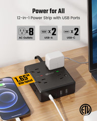 SuperDANNY USB ports provide versatile charging for phones and tablets