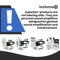 SuperEar SE5000 compact-design shows pocket-friendly personal listening aid